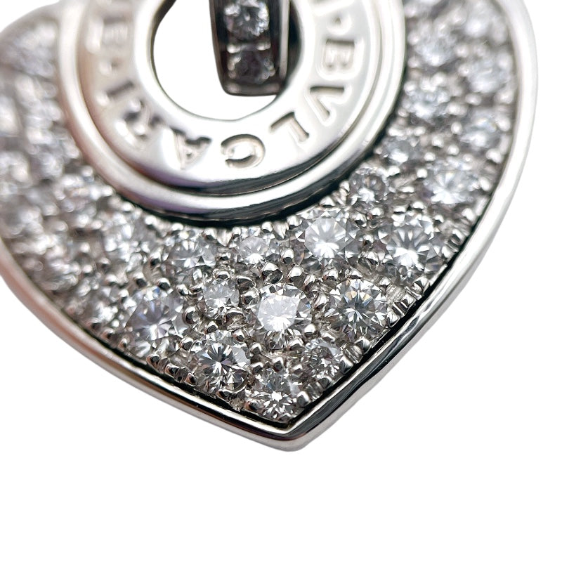 ブルガリ BVLGARI クォーレハートダイヤネックレス ホワイトゴールド 750WG ジュエリー