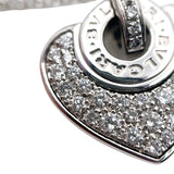 ブルガリ BVLGARI クォーレハートダイヤネックレス ホワイトゴールド 750WG ジュエリー