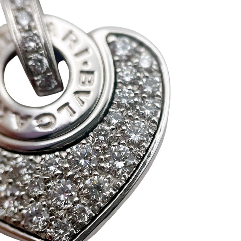 ブルガリ BVLGARI クォーレハートダイヤネックレス ホワイトゴールド 750WG ジュエリー