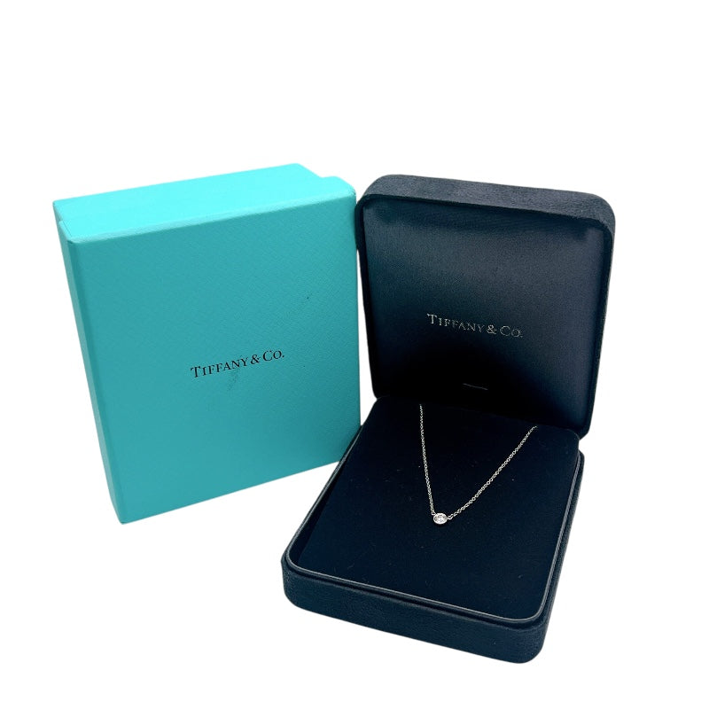ティファニー TIFFANY＆CO バイザヤードネックレス プラチナ Pt950 ダイヤモンド ジュエリー