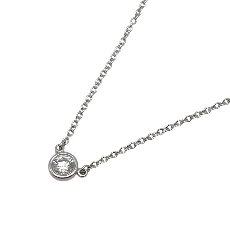 ティファニー TIFFANY＆CO バイザヤードネックレス プラチナ Pt950 ダイヤモンド ジュエリー