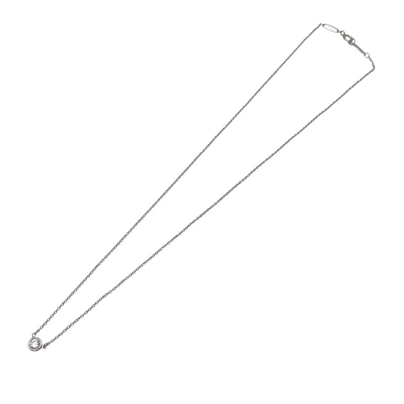 ティファニー TIFFANY＆CO バイザヤードネックレス プラチナ Pt950 ダイヤモンド ジュエリー