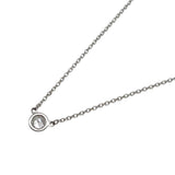 ティファニー TIFFANY＆CO バイザヤードネックレス プラチナ Pt950 ダイヤモンド ジュエリー