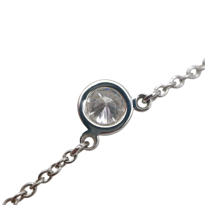 ティファニー TIFFANY＆CO バイザヤードネックレス プラチナ Pt950 ダイヤモンド ジュエリー