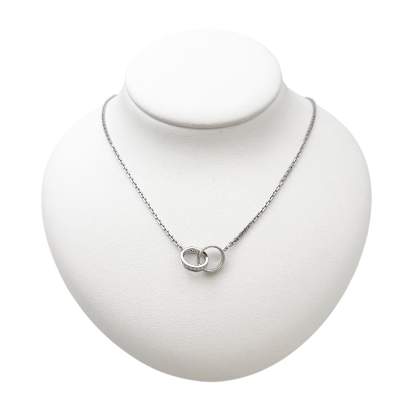 カルティエ Cartier ベビーラブダイヤネックレス ホワイトゴールド 750WG ダイヤモンド ジュエリー
