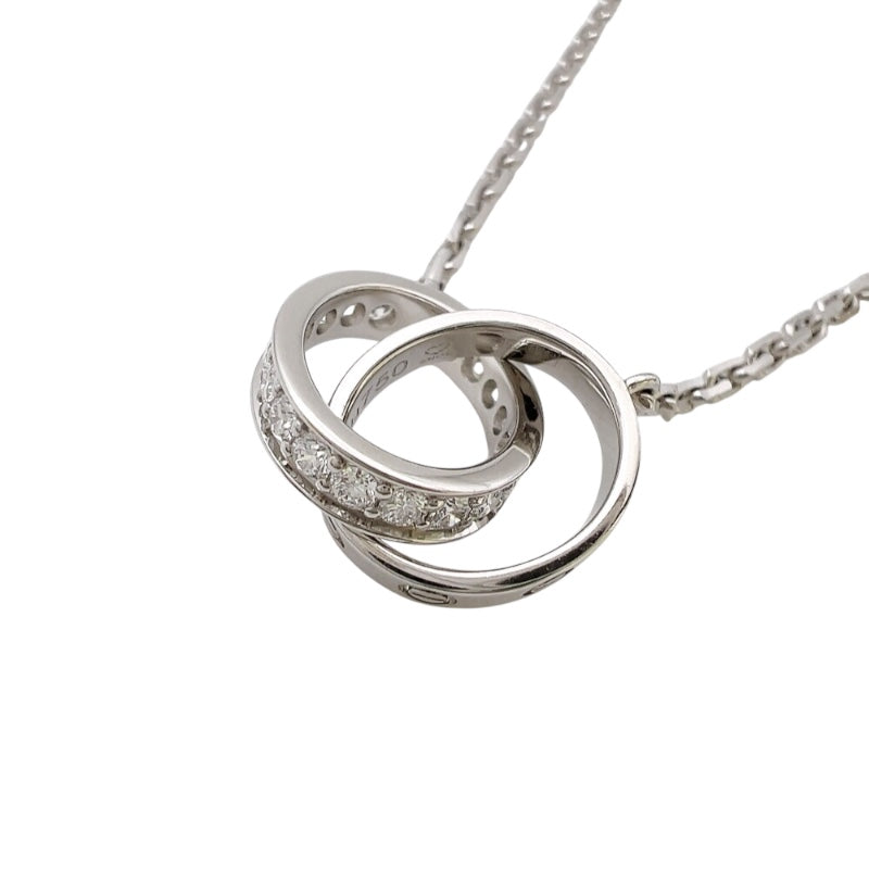 カルティエ Cartier ベビーラブダイヤネックレス ホワイトゴールド 750WG ダイヤモンド ジュエリー