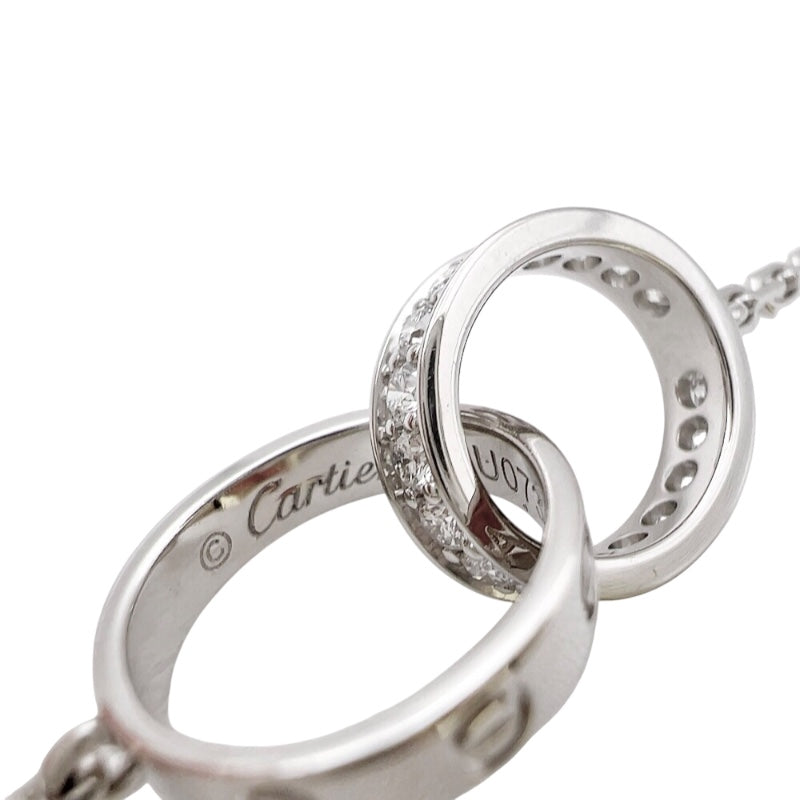カルティエ Cartier ベビーラブダイヤネックレス ホワイトゴールド 750WG ダイヤモンド ジュエリー