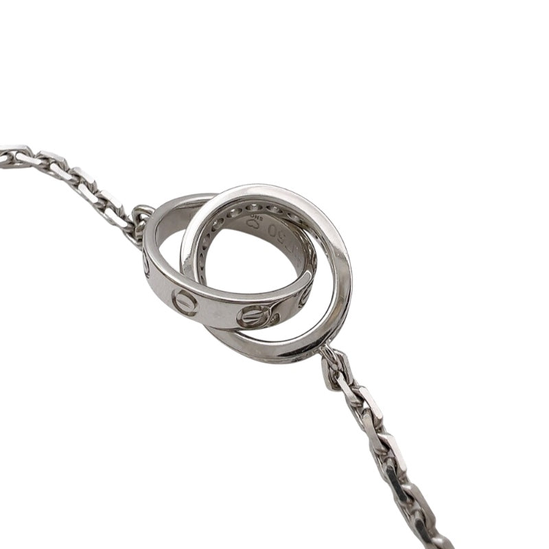 カルティエ Cartier ベビーラブダイヤネックレス ホワイトゴールド 750WG ダイヤモンド ジュエリー