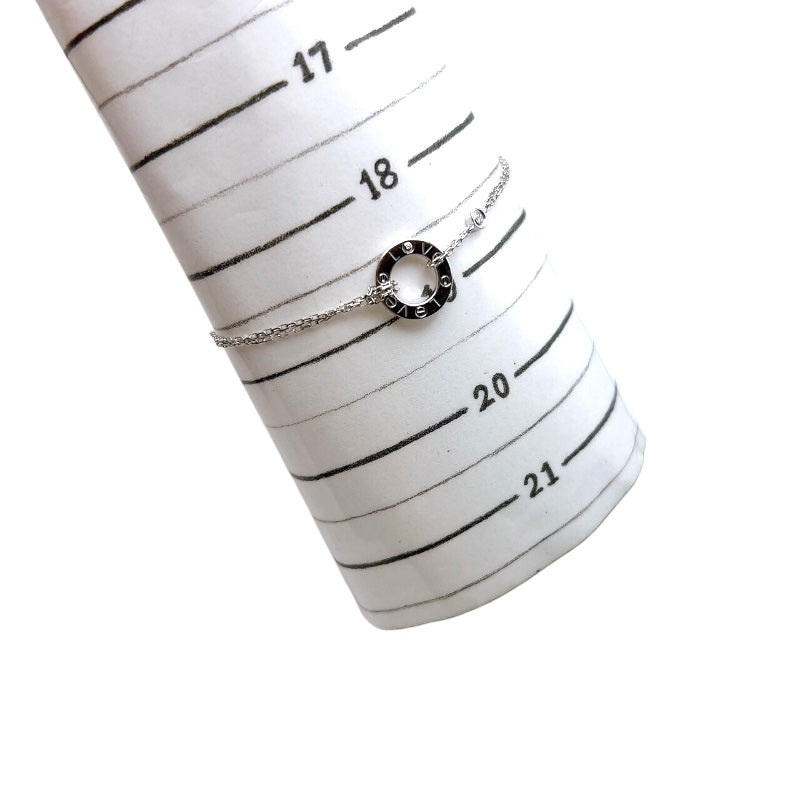 カルティエ Cartier ラブサークルブレス2Pダイヤ ホワイトゴールド 750WG ジュエリー