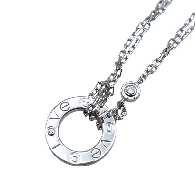 カルティエ Cartier ラブサークルブレス2Pダイヤ ホワイトゴールド 750WG ジュエリー