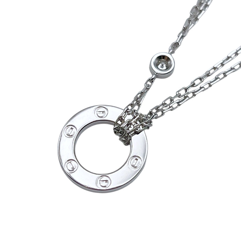 カルティエ Cartier ラブサークルブレス2Pダイヤ ホワイトゴールド 750WG ジュエリー