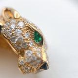 カルティエ Cartier パンテールドゥカルティエリング ピンクゴールド 750PG/エメラルド/オニキス/ダイヤモンド ジュエリー