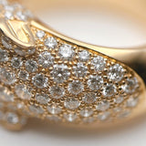 カルティエ Cartier パンテールドゥカルティエリング ピンクゴールド 750PG/エメラルド/オニキス/ダイヤモンド ジュエリー