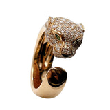 カルティエ Cartier パンテールドゥカルティエリング ピンクゴールド 750PG/エメラルド/オニキス/ダイヤモンド ジュエリー