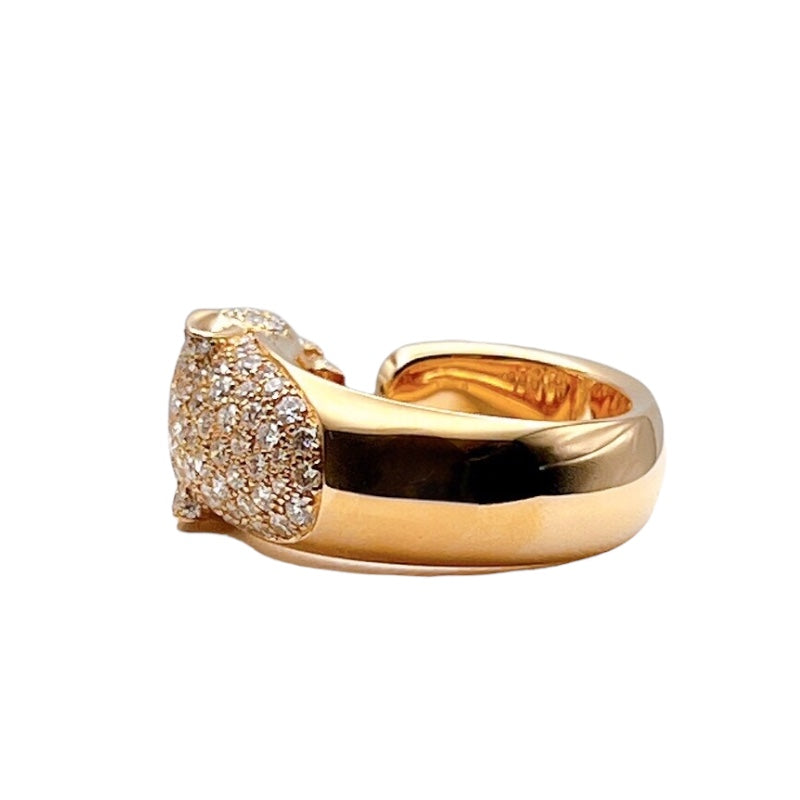 カルティエ Cartier パンテールドゥカルティエリング ピンクゴールド 750PG/エメラルド/オニキス/ダイヤモンド ジュエリー