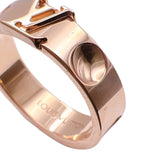 ルイ・ヴィトン LOUIS VUITTON バーグアンプラントLVリング ピンクゴールド 750PG ジュエリー