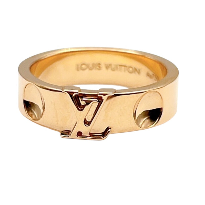 ルイ・ヴィトン LOUIS VUITTON バーグアンプラントLVリング ピンクゴールド 750PG ジュエリー