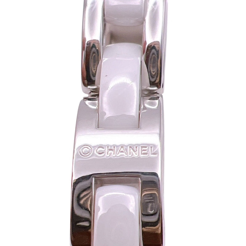 シャネル CHANEL ウルトラリングミディアム ホワイトゴールド 750WG/セラミック セラミック ジュエリー