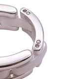 シャネル CHANEL ウルトラリングミディアム ホワイトゴールド 750WG/セラミック セラミック ジュエリー