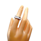 シャネル CHANEL ウルトラリングミディアム ホワイトゴールド 750WG/セラミック セラミック ジュエリー