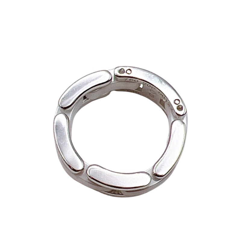 シャネル CHANEL ウルトラリングミディアム ホワイトゴールド 750WG/セラミック セラミック ジュエリー