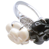 シャネル CHANEL カメリアリング ホワイトゴールド 750WG ジュエリー