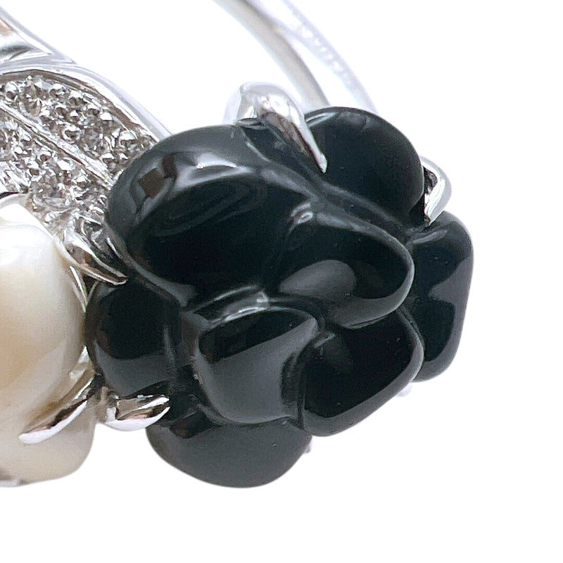 シャネル CHANEL カメリアリング ホワイトゴールド 750WG ジュエリー