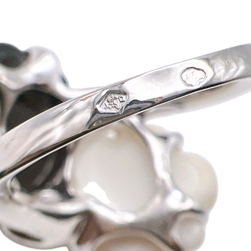 シャネル CHANEL カメリアリング ホワイトゴールド 750WG ジュエリー