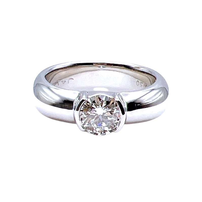 ティファニー TIFFANY＆CO ドッツソリティアリング プラチナ Pt950プラチナ ジュエリー