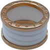 ブルガリ BVLGARI ビーゼロワンリング4バンド(M) ピンクゴールド Au750/セラミック　 ジュエリー