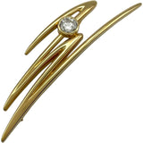 タサキ TASAKI ブローチ ゴールド K18 ダイヤモンド ジュエリー