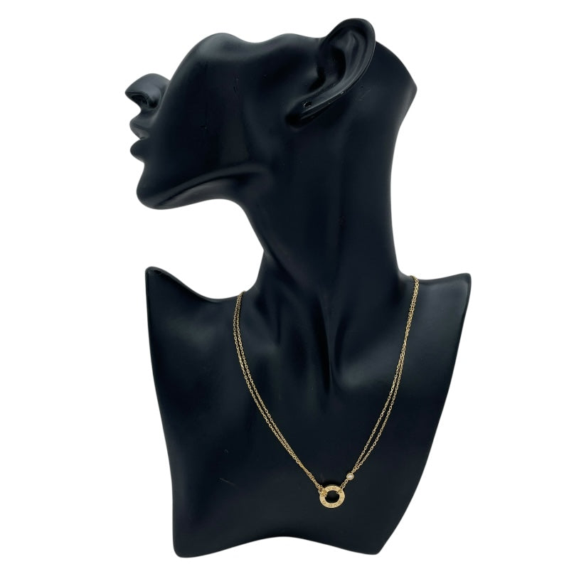 カルティエ Cartier ラブサークルネックレス2PD ゴールド Au750 ジュエリー