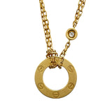 カルティエ Cartier ラブサークルネックレス2PD ゴールド Au750 ジュエリー