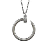 カルティエ Cartier ジュストアンクルダイヤネックレス ホワイトゴールド Au750 ジュエリー