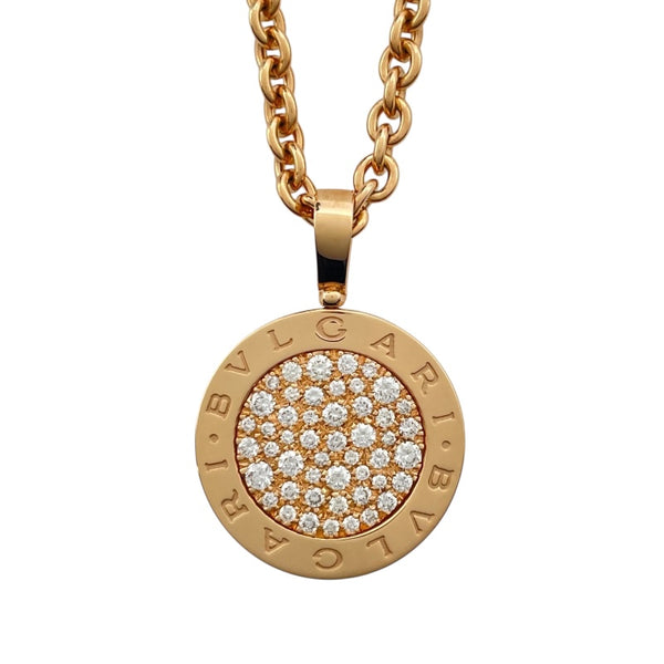 ブルガリ BVLGARI ブルガリブルガリネックレス ピンクゴールド 750 ダイヤモンド ジュエリー