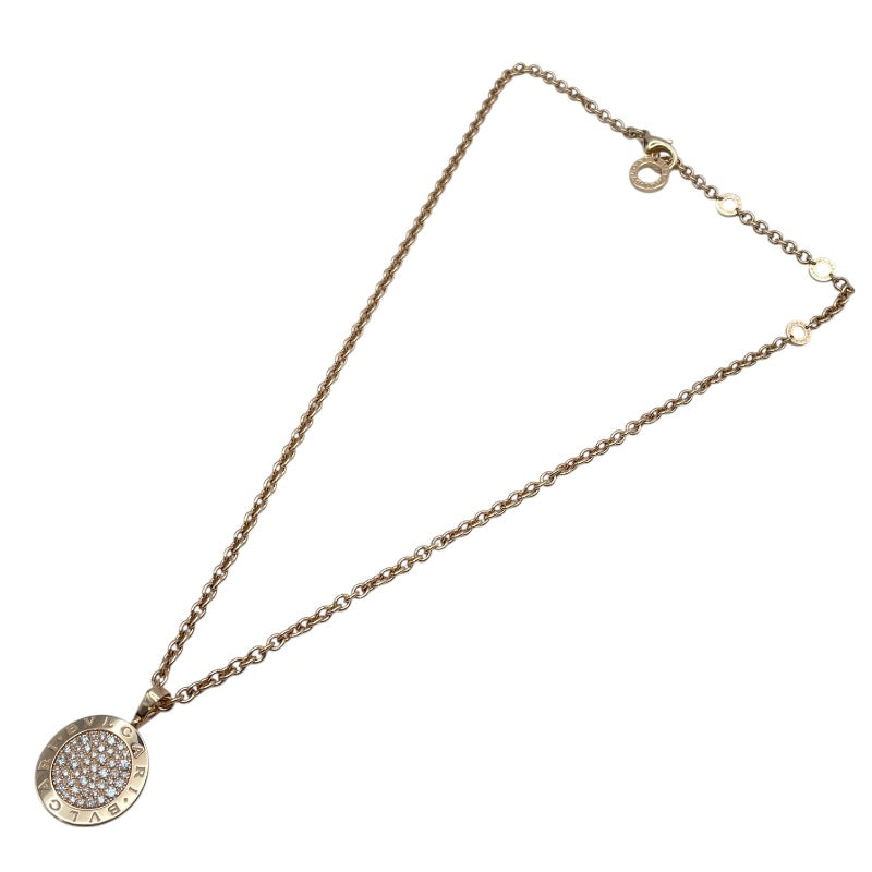 ブルガリ BVLGARI ブルガリブルガリネックレス ピンクゴールド 750 ダイヤモンド ジュエリー