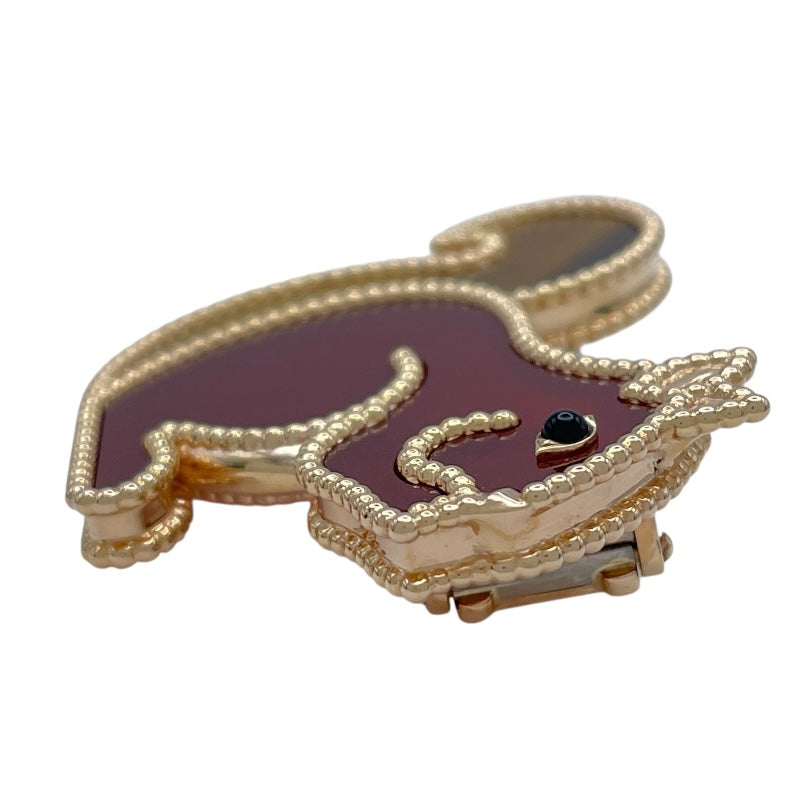 ヴァンクリーフ＆アーペル Van Cleef & Arpels ラッキー アニマルズ スクワラル クリップ ピンクゴールド Au750 ジュエリー