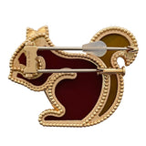 ヴァンクリーフ＆アーペル Van Cleef & Arpels ラッキー アニマルズ スクワラル クリップ ピンクゴールド Au750 ジュエリー