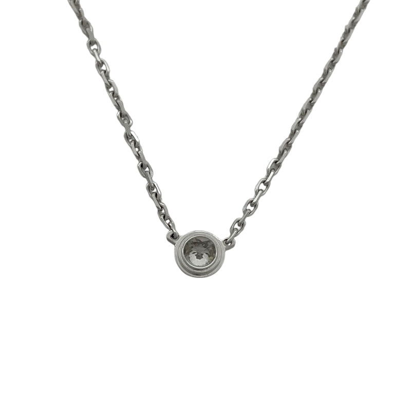 カルティエ Cartier ダムール ネックレス XS ホワイトゴールド Au750 ダイヤモンド ジュエリー