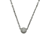 カルティエ Cartier ダムール ネックレス XS ホワイトゴールド Au750 ダイヤモンド ジュエリー