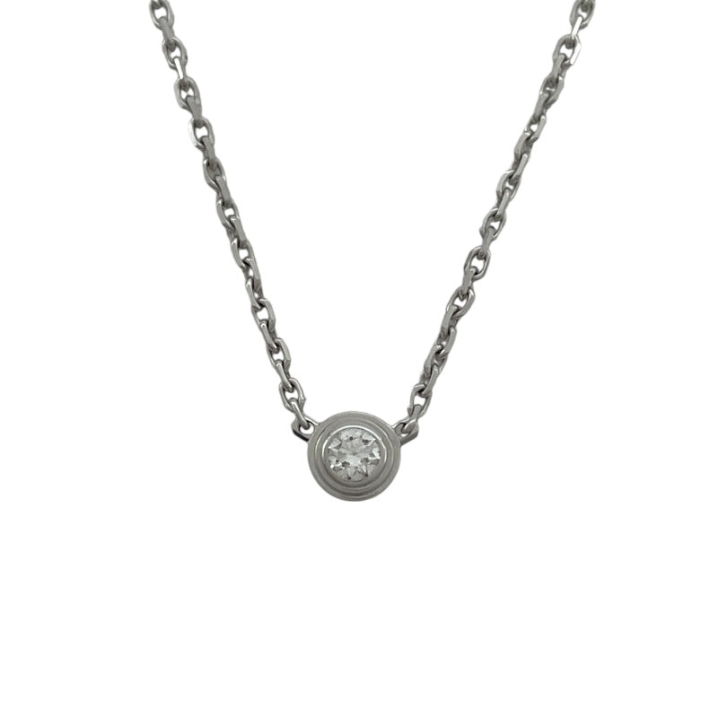 カルティエ Cartier ダムール ネックレス XS ホワイトゴールド Au750 ダイヤモンド ジュエリー
