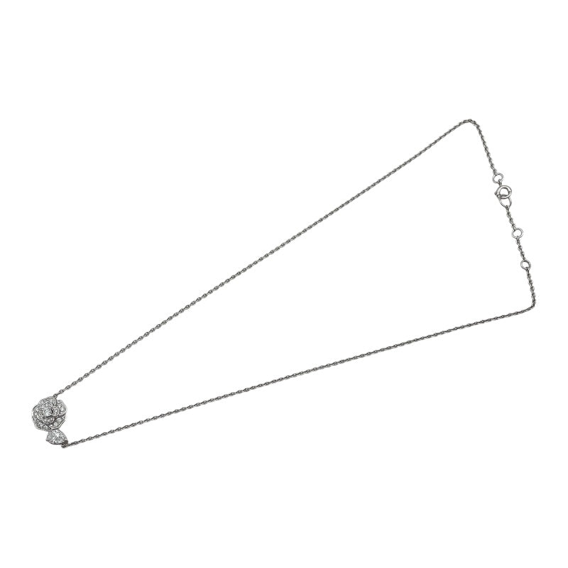 シャネル CHANEL カメリア コレクション ダイヤネックレス ホワイトゴールド Au750 ダイヤモンド　 ジュエリー