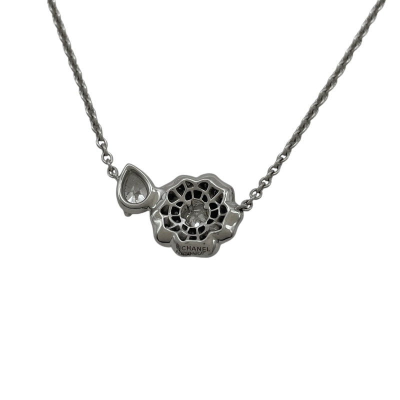シャネル CHANEL カメリア コレクション ダイヤネックレス ホワイトゴールド Au750 ダイヤモンド　 ジュエリー