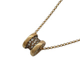 ブルガリ BVLGARI ビーゼロワン ダイヤネックレス ピンクゴールド 750 ダイヤモンド ジュエリー