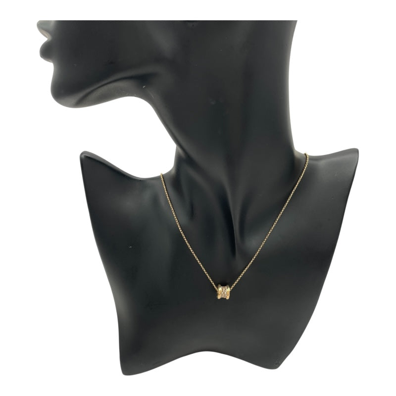 ブルガリ BVLGARI ビーゼロワン ダイヤネックレス ピンクゴールド 750 ダイヤモンド ジュエリー