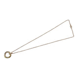 カルティエ Cartier トリニティダイヤネックレス ゴールドxピンクゴールドxホワイトゴールド Au750 ダイヤモンド ジュエリー