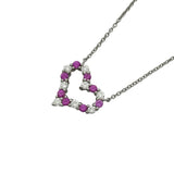 ティファニー TIFFANY＆CO センチメンタル ハートネックレス ミニ プラチナ Pt950 ジュエリー