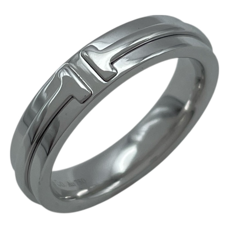 ティファニー TIFFANY＆CO Tトゥナローリング ホワイトゴールド Au750 ジュエリー