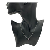 ティファニー TIFFANY＆CO センチメンタル ハートネックレス ミニ プラチナ Pt950 ジュエリー