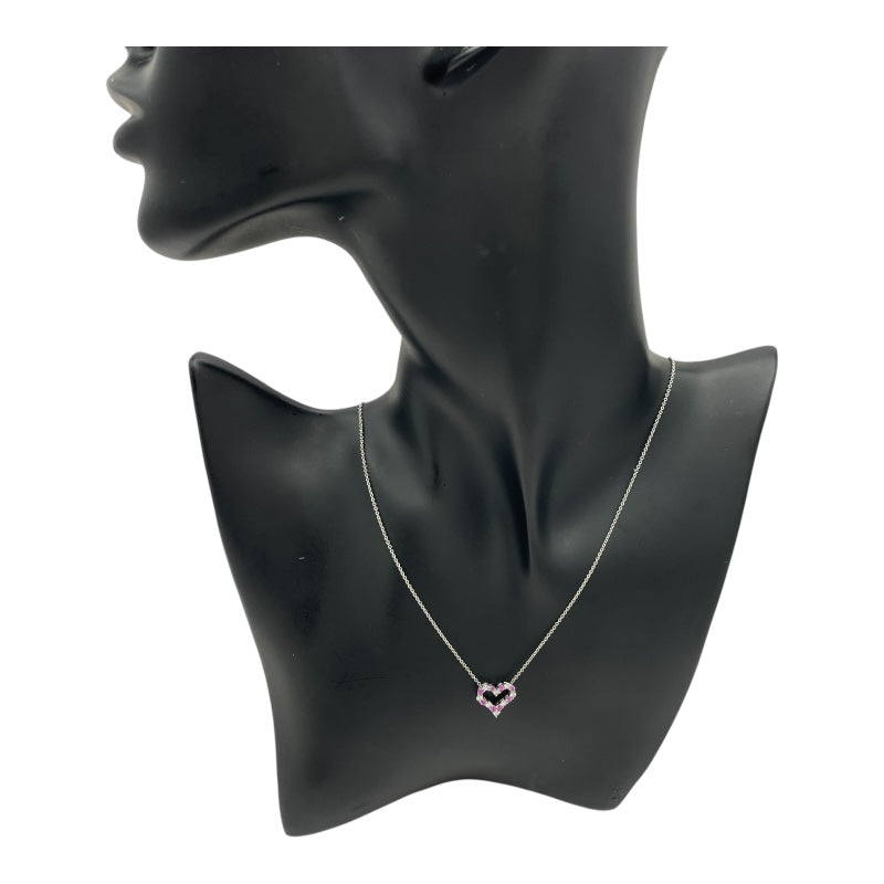 ティファニー TIFFANY＆CO センチメンタル ハートネックレス ミニ プラチナ Pt950 ジュエリー